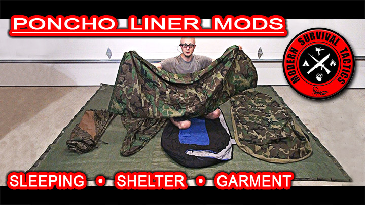 Poncho liner (Woobie) modifications / SLEEPING, SHELTER & GARMENT